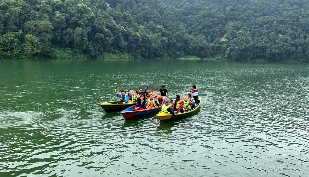 Boating at Phewa Lake Pokhara