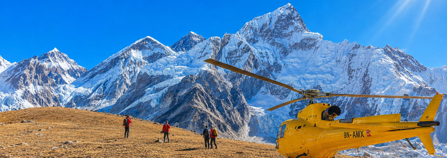 Everest Base Camp Helicopter Tour – 4 hours